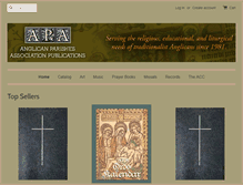 Tablet Screenshot of anglicanbooks.com